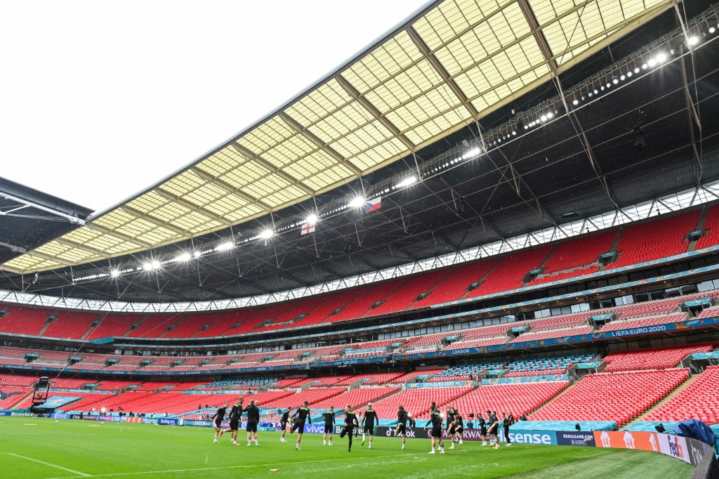 tribunes de Wembley