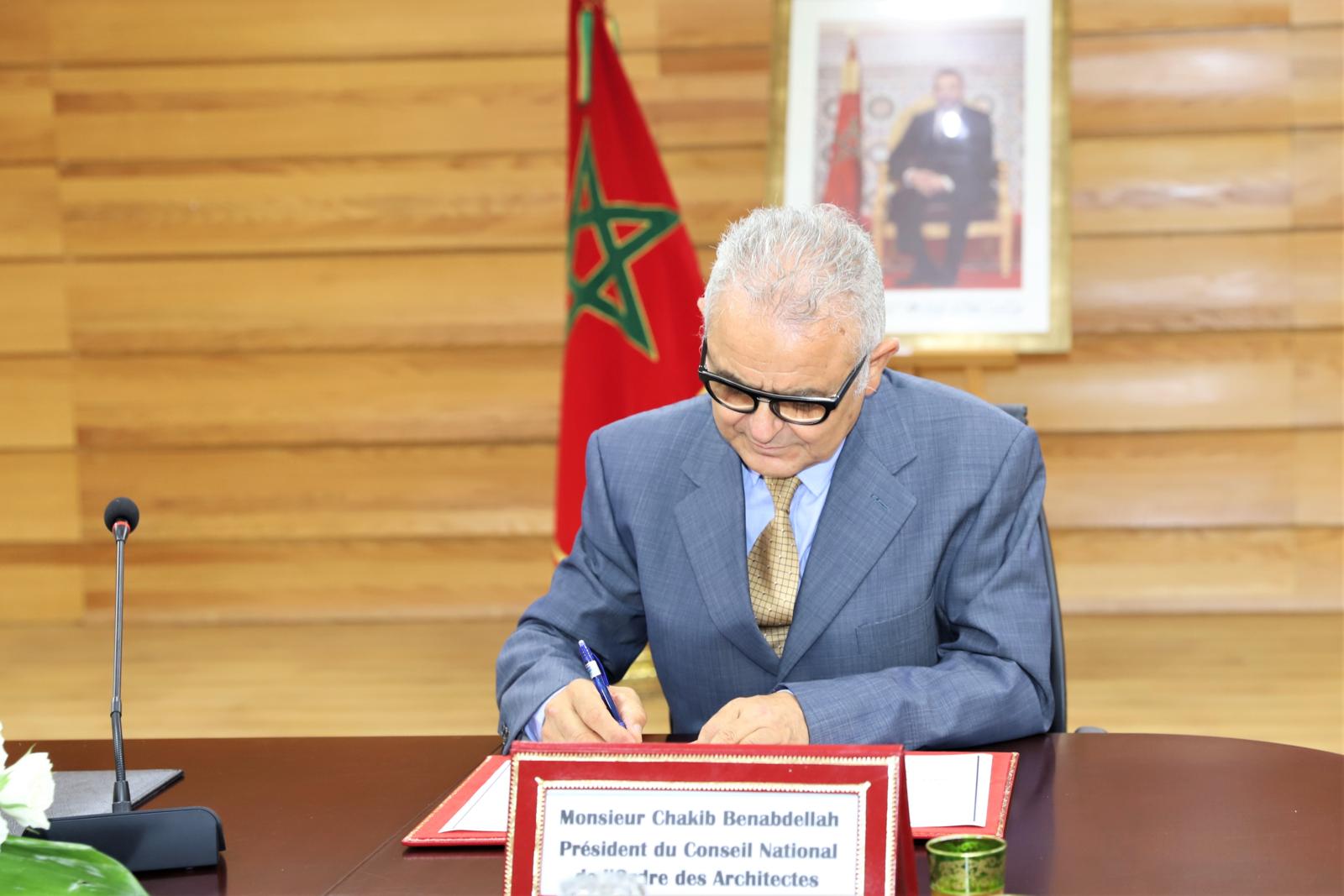 Chakib BENABDELLAH re-elected President of the Nationwide Council of the Order of Architects of Morocco