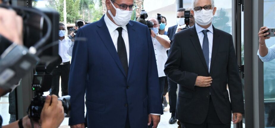 Rabat : Rencontre entre M. Aziz Akhannouch et le secrétaire général du parti de l’Istiqlal (PI) , M. Nizar Baraka