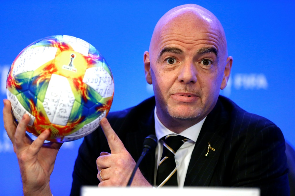 Le président de la Fifa, Gianni Infantino.