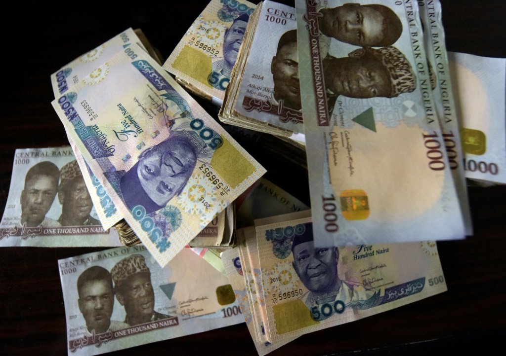 Des billets de nairas, monnaie du Nigeria