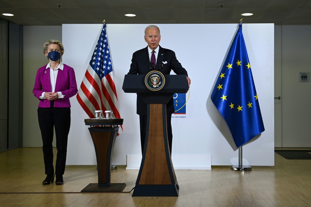Joe Biden et Ursula von der Leyen