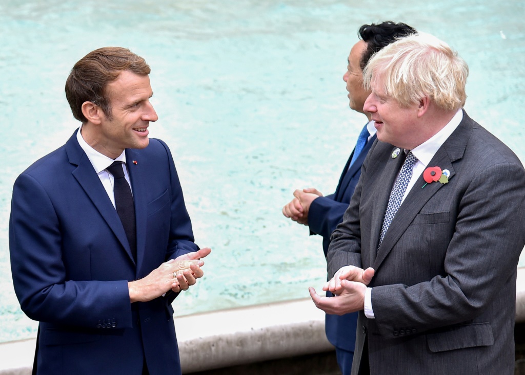 Emmanuel Macron et Boris Johnson
