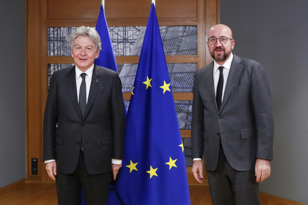 Thierry Breton et Charles Michel