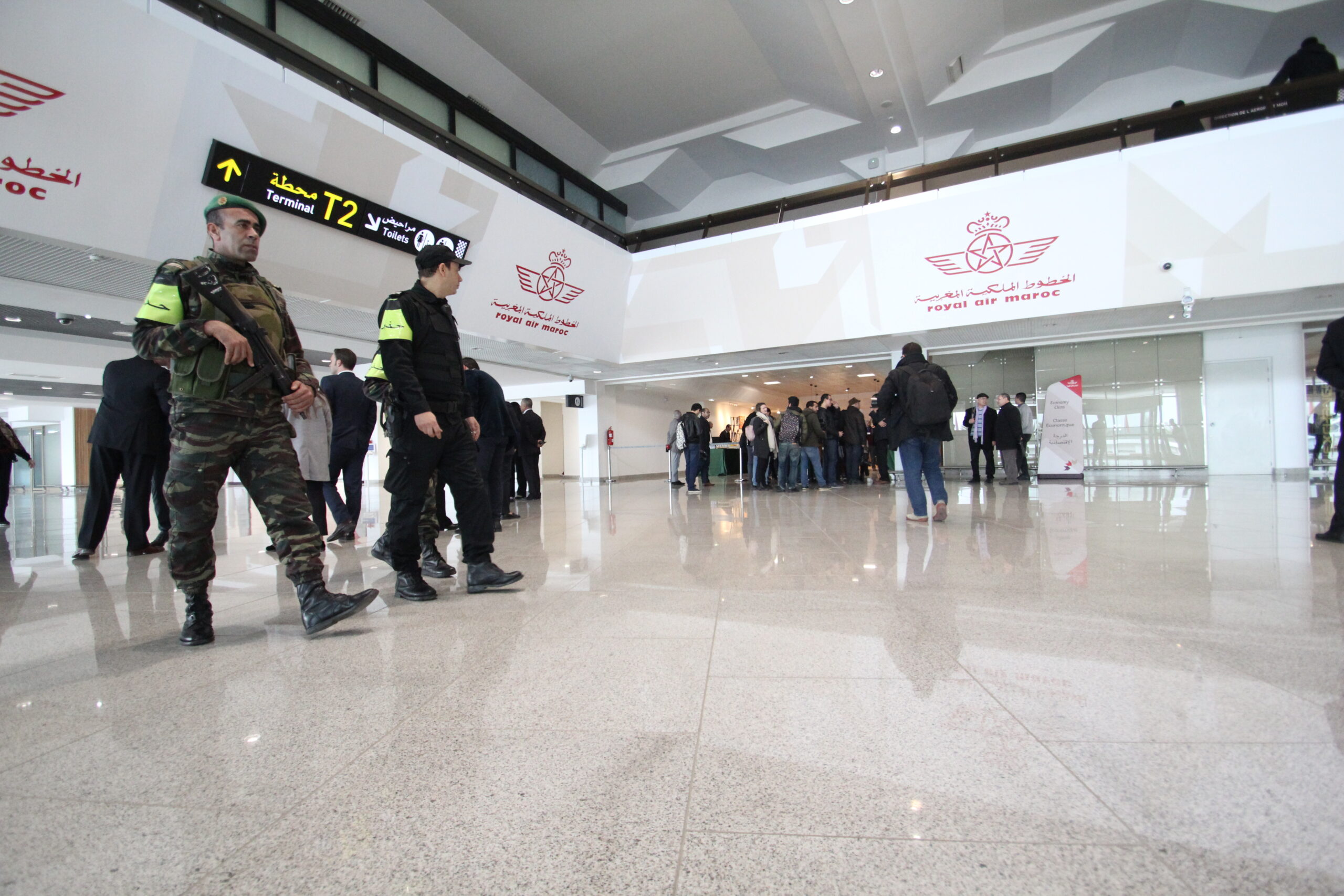 aéroport vide covid maroc