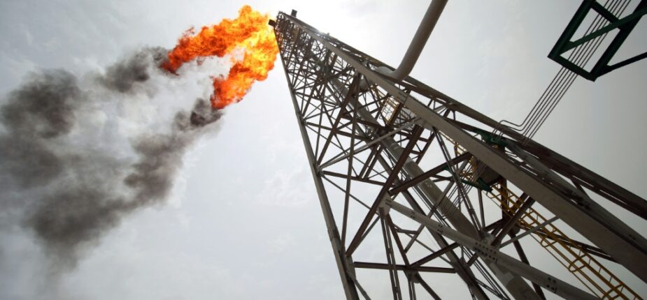 Sur le site pétrolier et gazier de Zubair, dans la province irakienne de Bassorah le 9 mai 2018