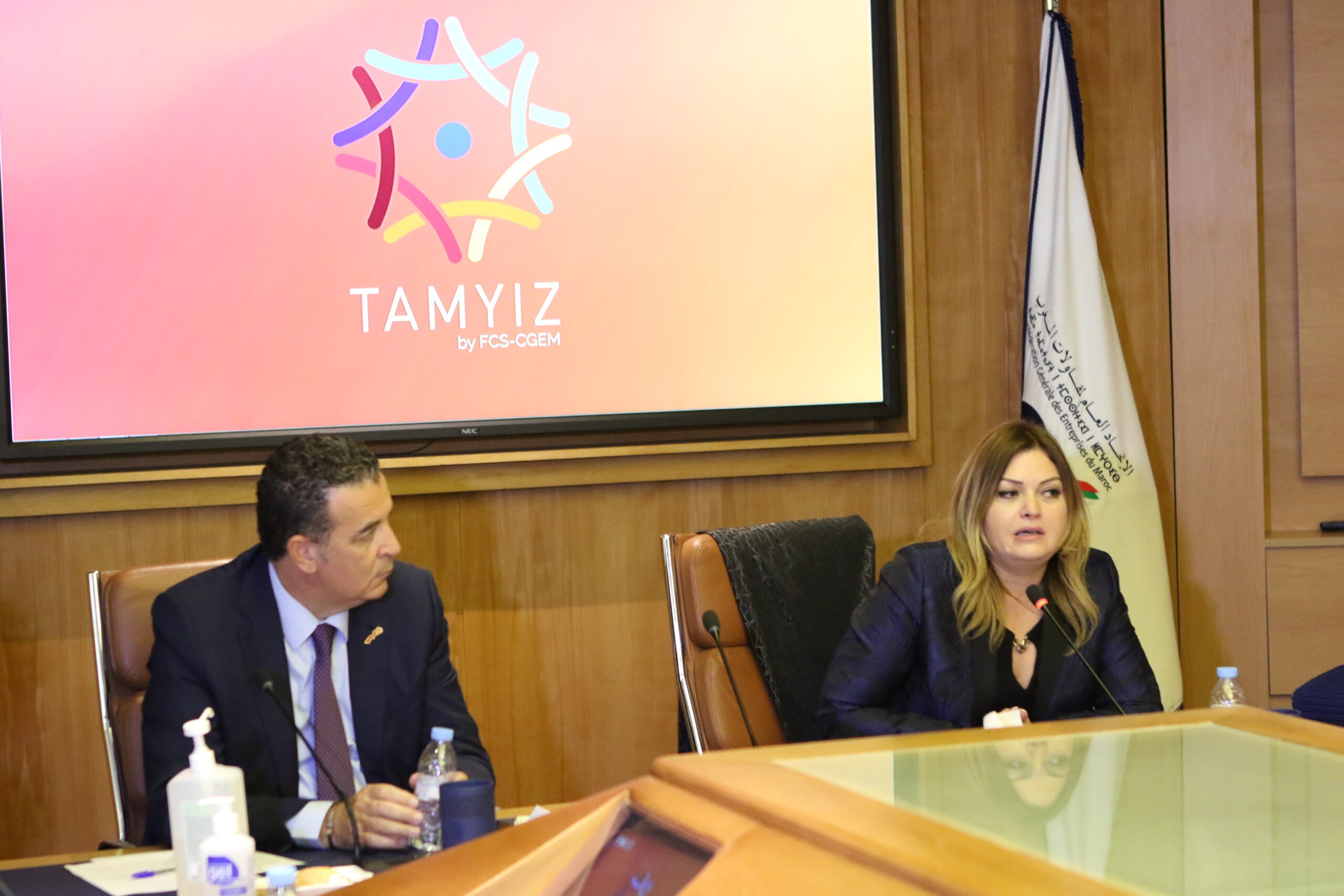 Chakib Alj et Bouchra Outaghani