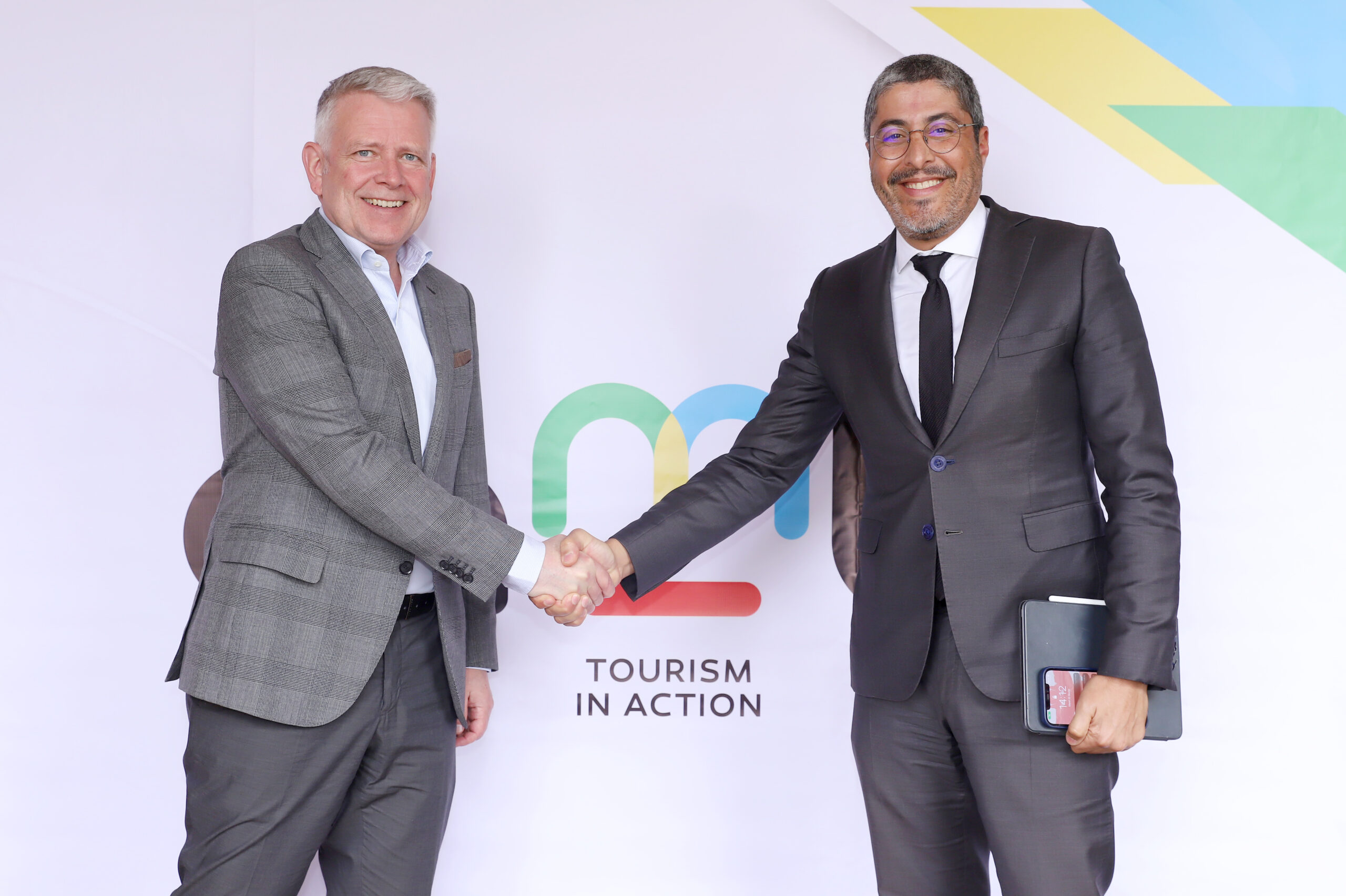 Adel El Fakir, Directeur Geěneěral de l’Office National Marocain du Tourisme et Ralph Schiller, CEO de FTI Group