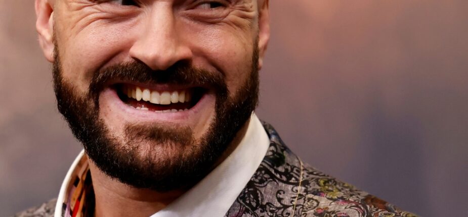 Le boxeur britannique Tyson Fury, le 1er mars 2022 à Wembley