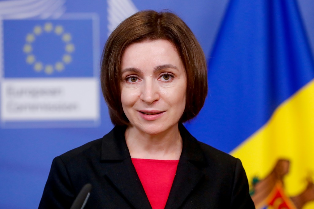 présidente moldave Maia Sandu