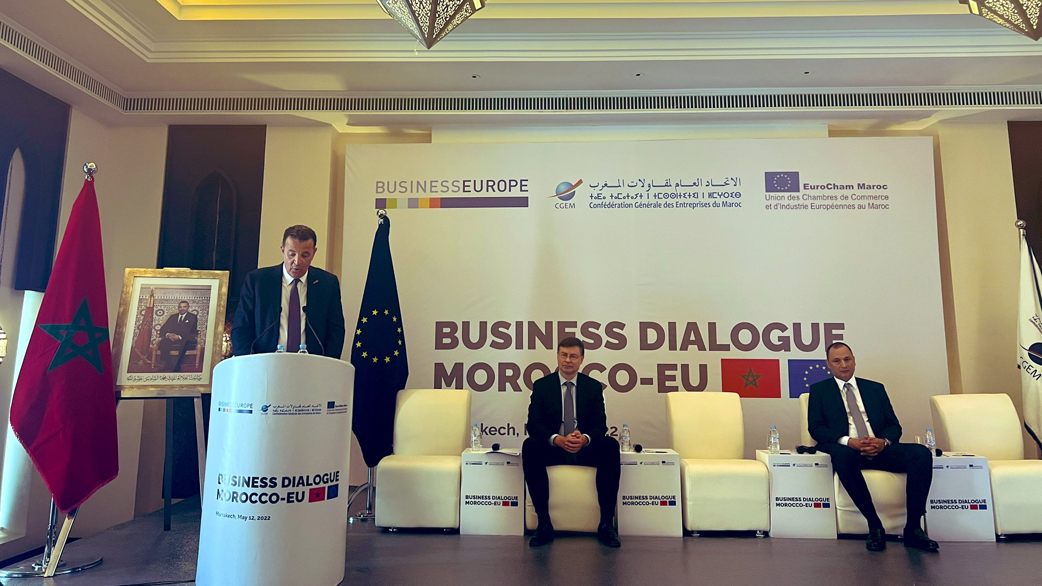 Marrakech – Tenue du premier Business Dialogue Maroc-UE