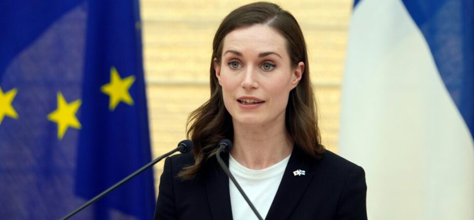 La Première ministre finlandaise Sanna Marin, le 11 mai 2022 à Tokyo