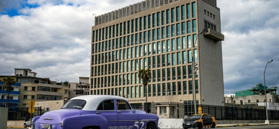 L'ambassade des États-Unis à La Havane (Cuba), le 3 mai 2022