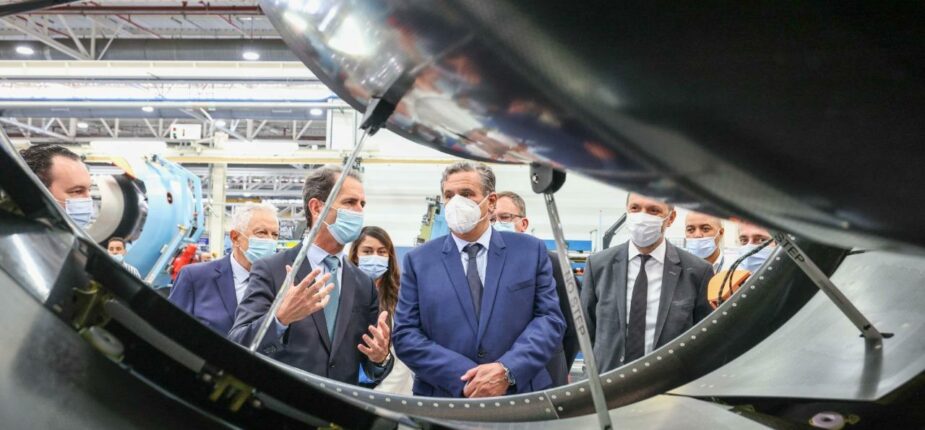 Le Chef du gouvernement, M. Aziz Akhannouch visite le pôle aéronautique de Nouaceur