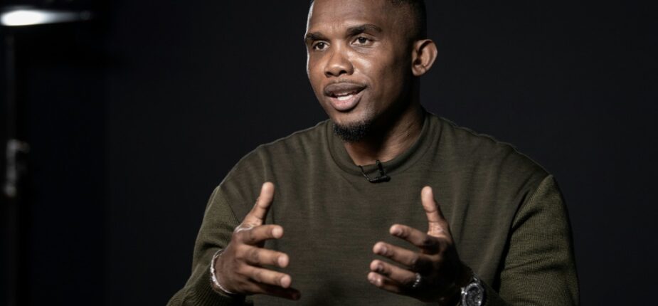 Samuel Eto'o, le 24 octobre 2019 à Paris