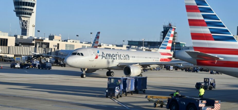Des avions de la compagnie American Airlines à l'aéroport international de Philadelphie, Etats-Unis, le 20 juin 2022