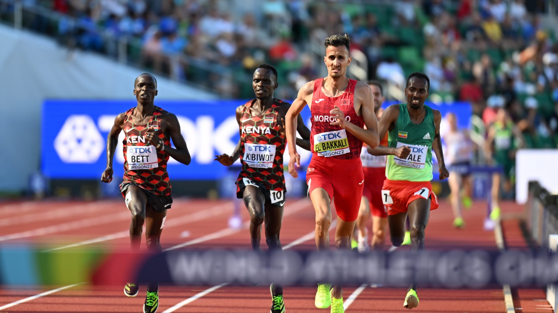 Mondiaux d'athlétisme Soufiane El Bakkali champion du monde du 3.000 m