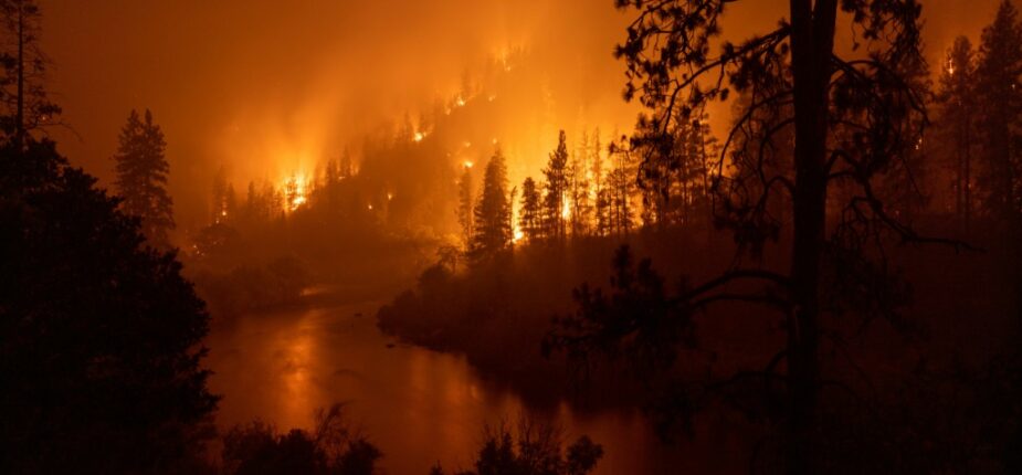 Un incendie brûle la forêt nationale de Klamath, près de la ville d'Yreka, en Californie, le 31 juillet 2022