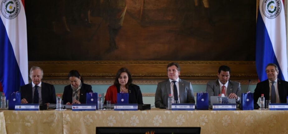 Le comité de coordination de la candidature du Mondial 2030 Uruguay-Argentine-Paraguay-Chili, réuni à Asuncion, le 18 juillet 2019