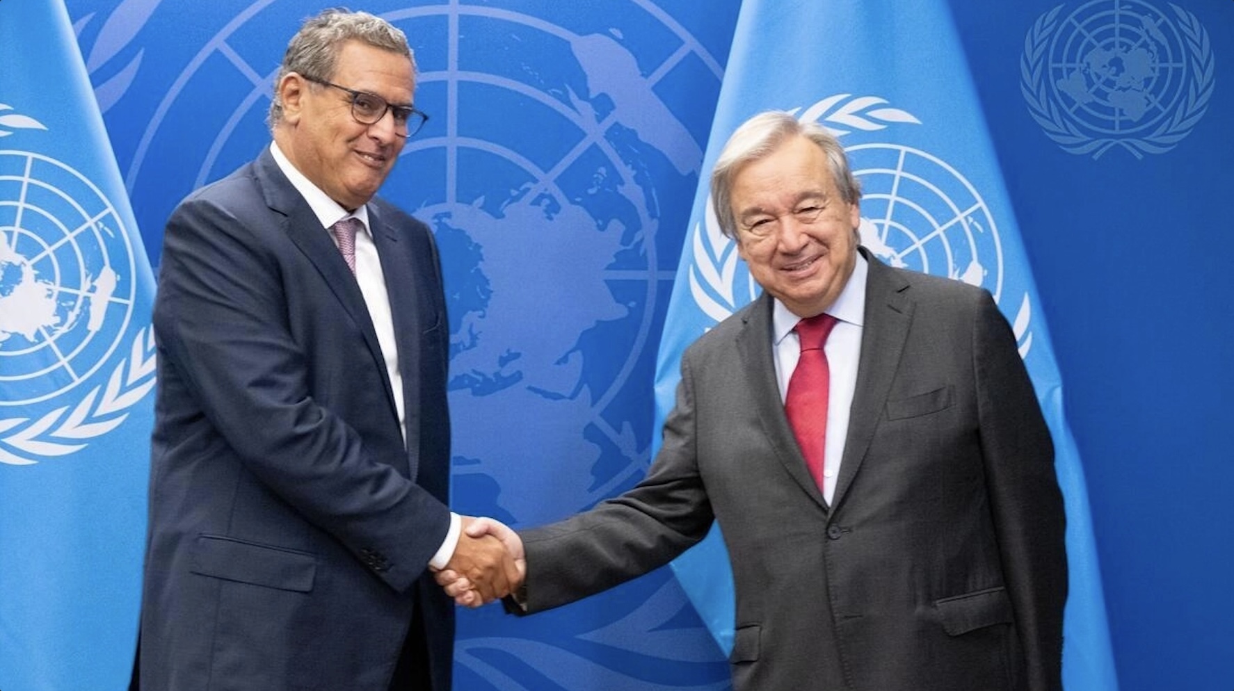 Antonio Guterres Aziz Akhannouch