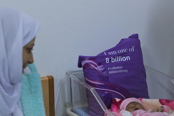 Célébration du passage de la population mondiale à 8 milliards de personnes