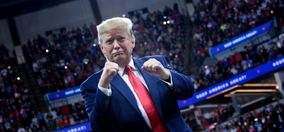 Donald Trump lors d'un meeting de campagne à Minneapolis, dans le Minnesota, le 10 octobre 2019