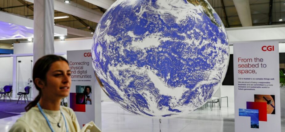 Dans le centre de conférences de Charm el-Cheikh, en Egypte, où se tient la COP27, le 6 novembre 2022