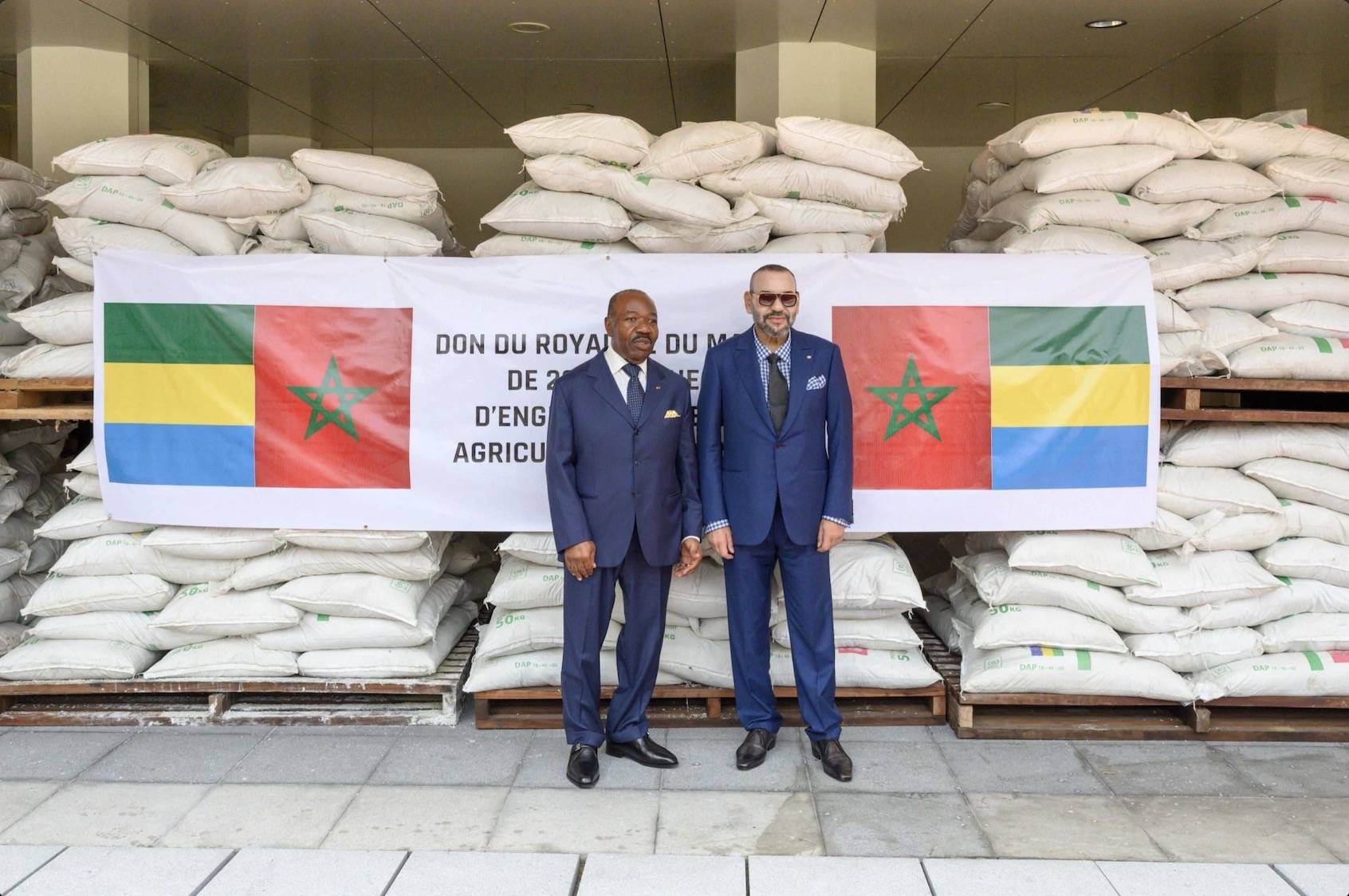 Omar Bongo Roi Mohammed VI Maroc Gabon