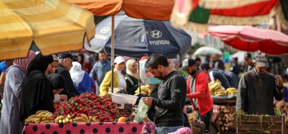Le marché de Sidi Moussa à Salé, près de Rabat, le 23 février 2023