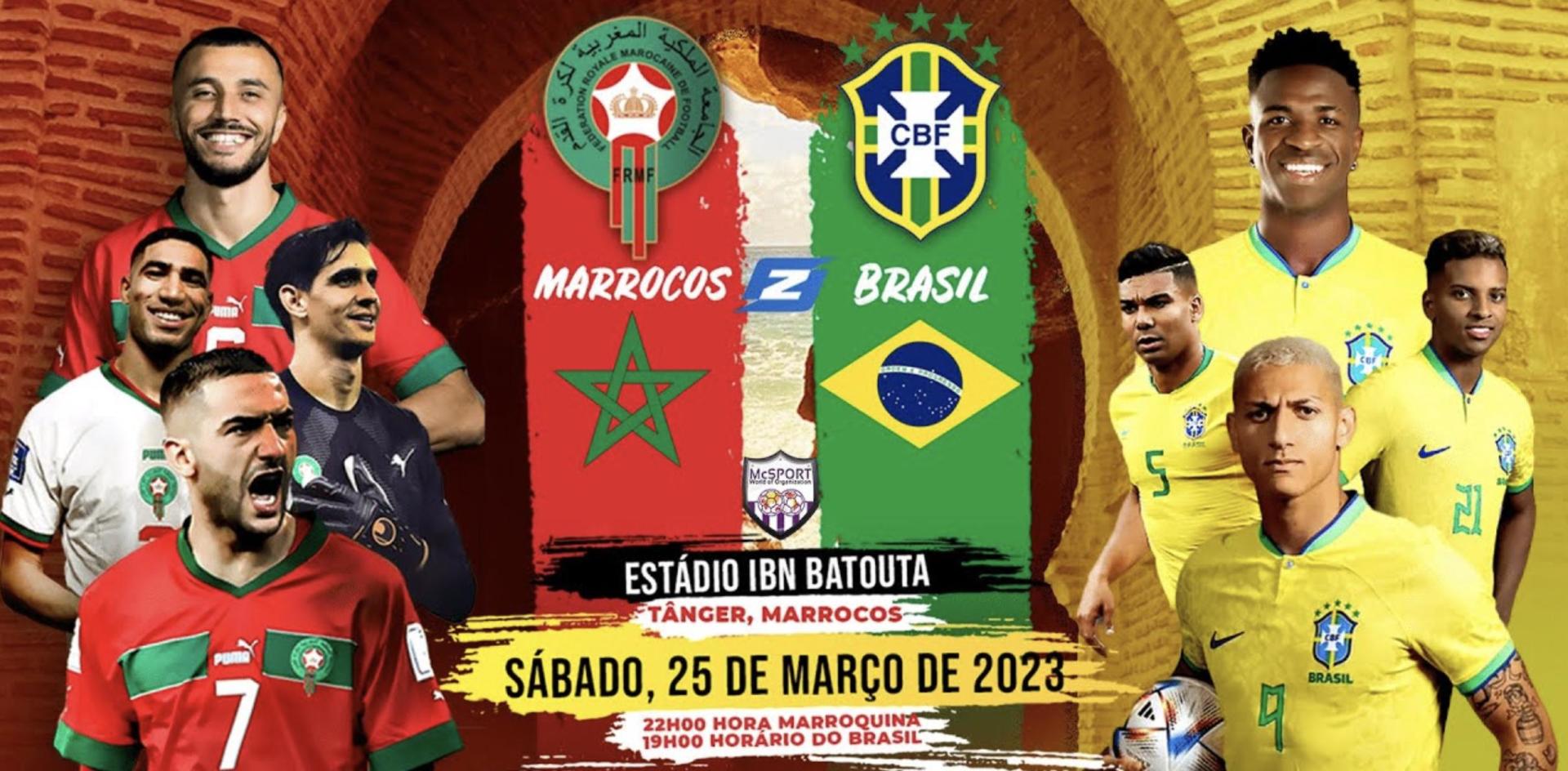 Maroc vs brésil