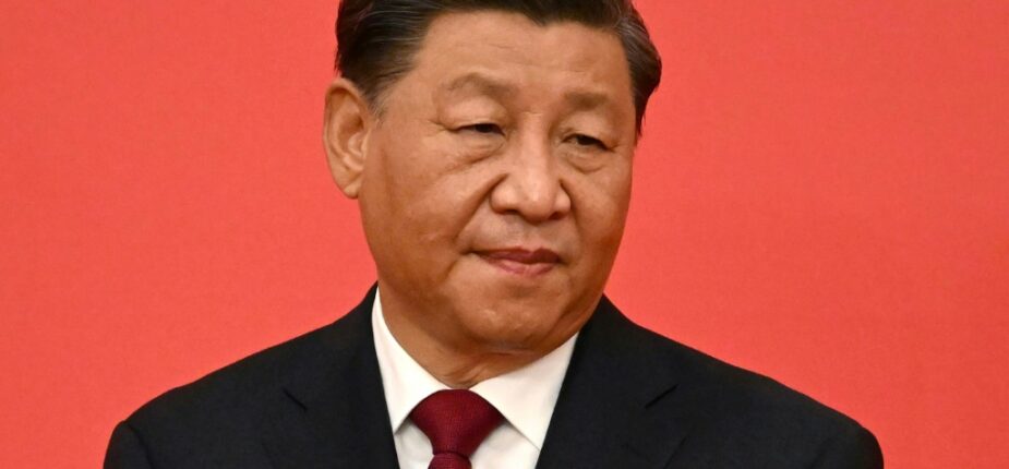 Photo d'archives du président chinois Xi Jinping prise le 23 octobre 2022.