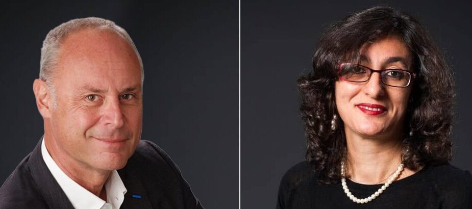 M. Bruno Neil, DG d'Excelia, et Mme Meriem Oudghiri, Présidente de l'UPF-Maroc