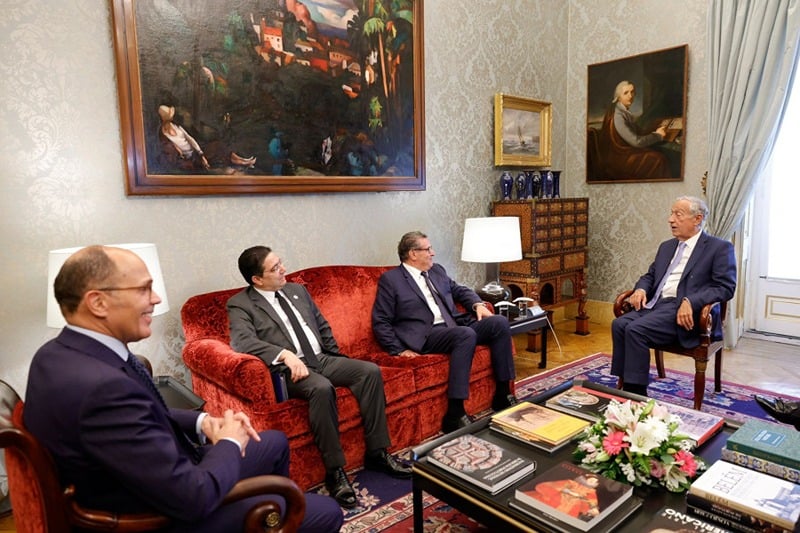 Marcelo Rebelo de Sousa aziz akhannouch