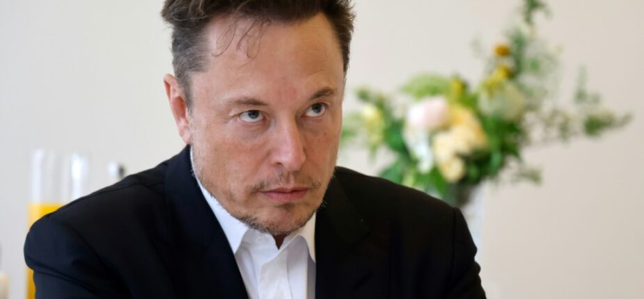 Elon Musk à Versailles en France, le 15 mai 2023