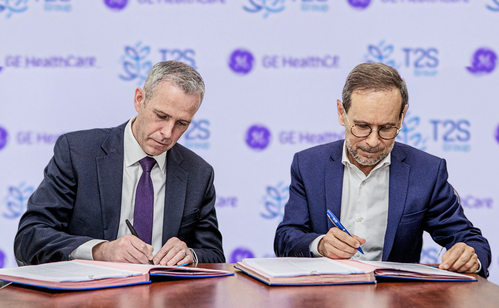 Rob Wolton GE Healthcare & Abderraouf Sordo T2S Group