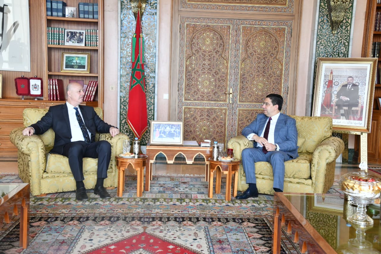 Tzachi Hanegbi et Nasser Bourita