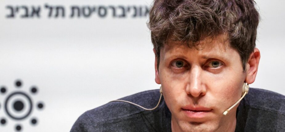 Le patron de la start-up d'intelligence artificielle OpenAI, Sam Altman, le 5 juin 2023 à l'université de Tel Aviv