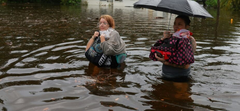 Inondations à Tarpon Springs, en Floride, le 30 août 2023