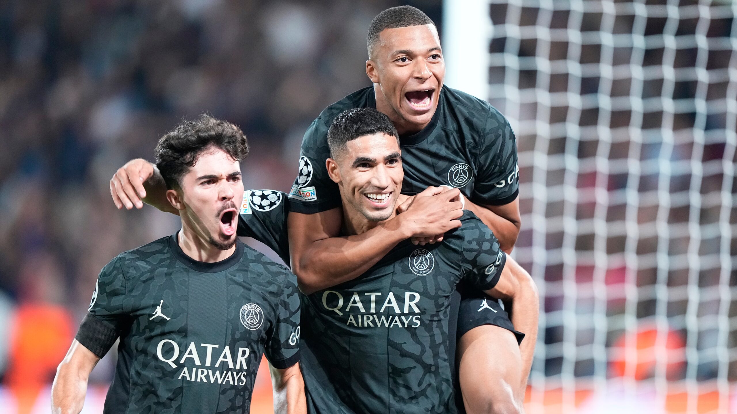 achraf hakimi kylian mbappé