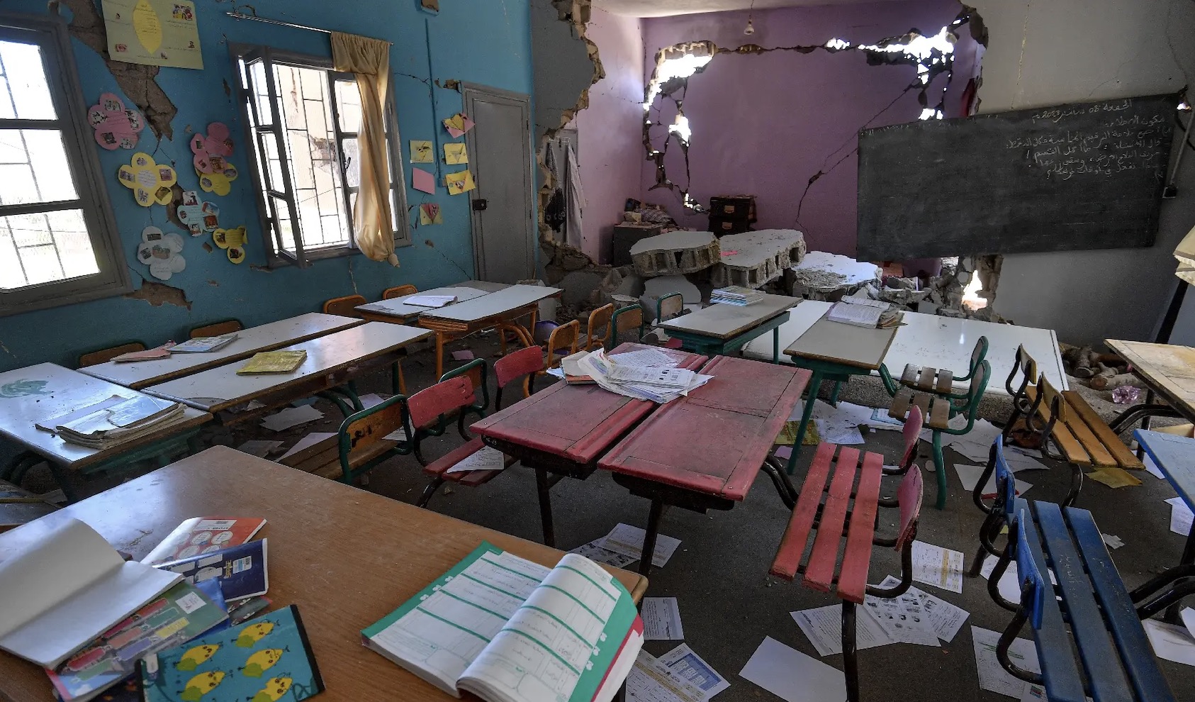 classe écoles séisme maroc haouz