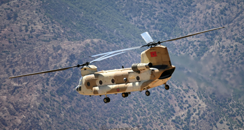 hélicoptère maroc