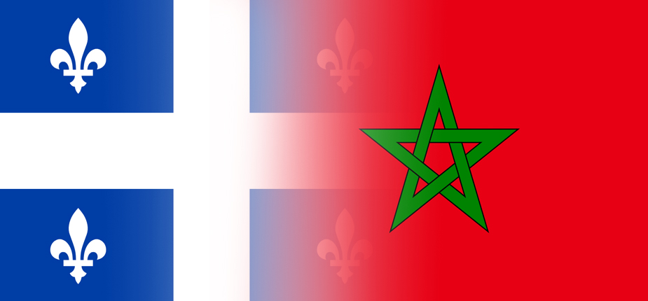 maroc québec drapeaux