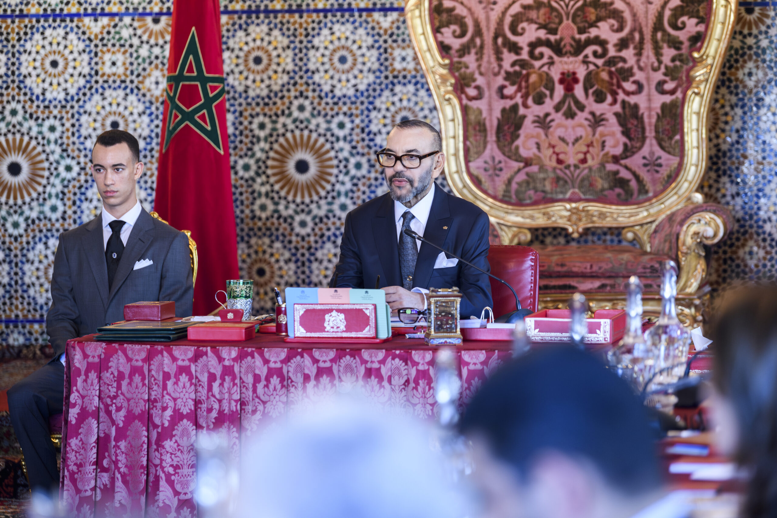 SM le Roi Mohammed VI et le Prince Héritier