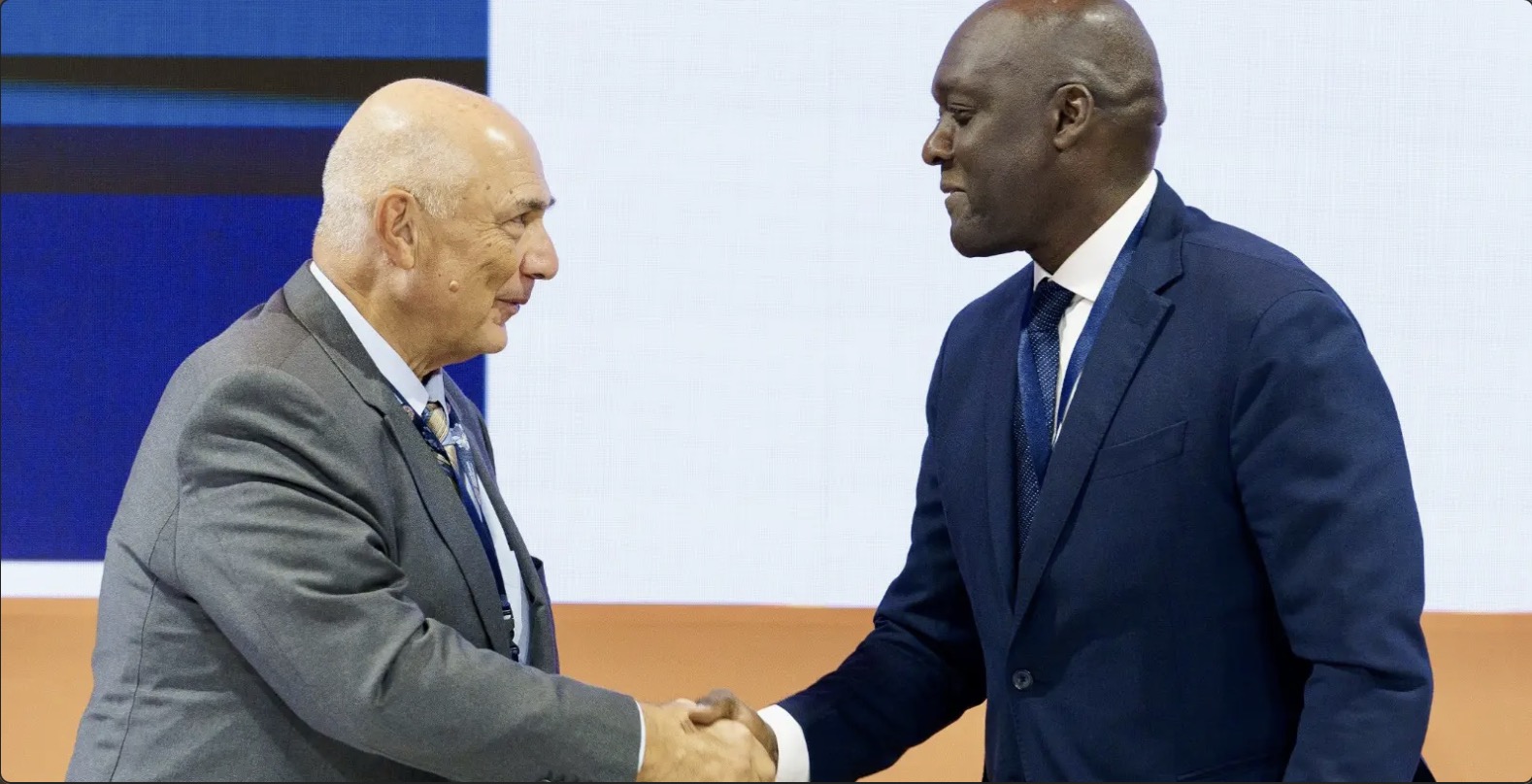 Mostafa Terrab et Makhtar Diop