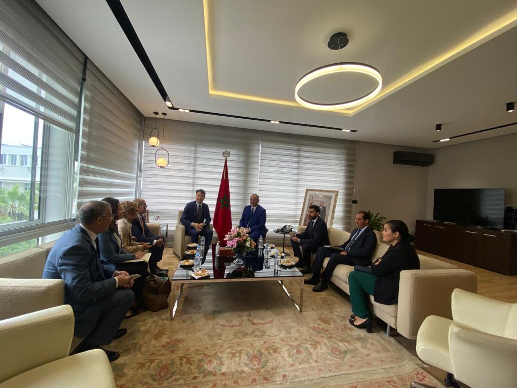 Daren Tang DG OMPI et Ryad Mezzour