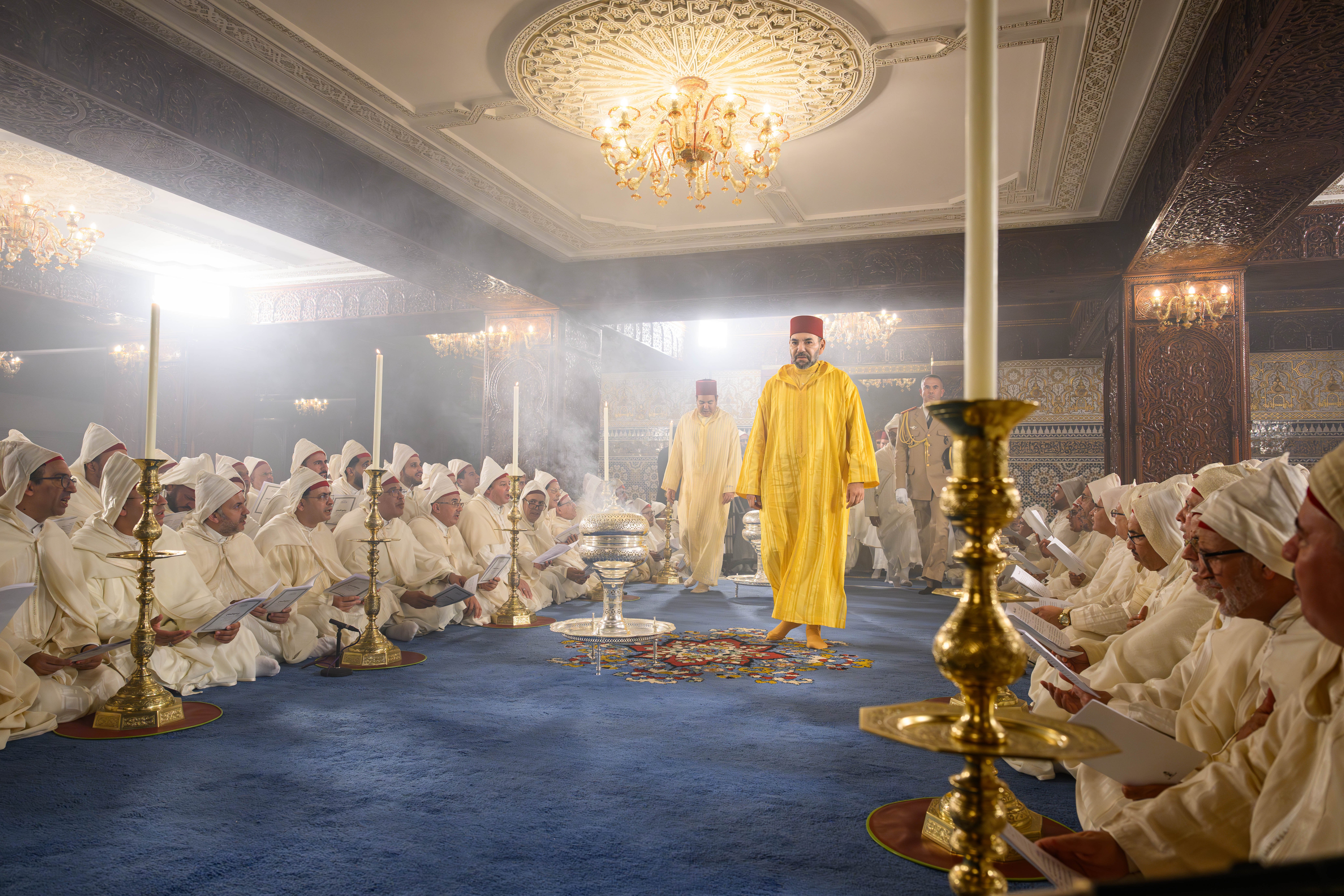 Roi Mohammed VI veillée religieuse