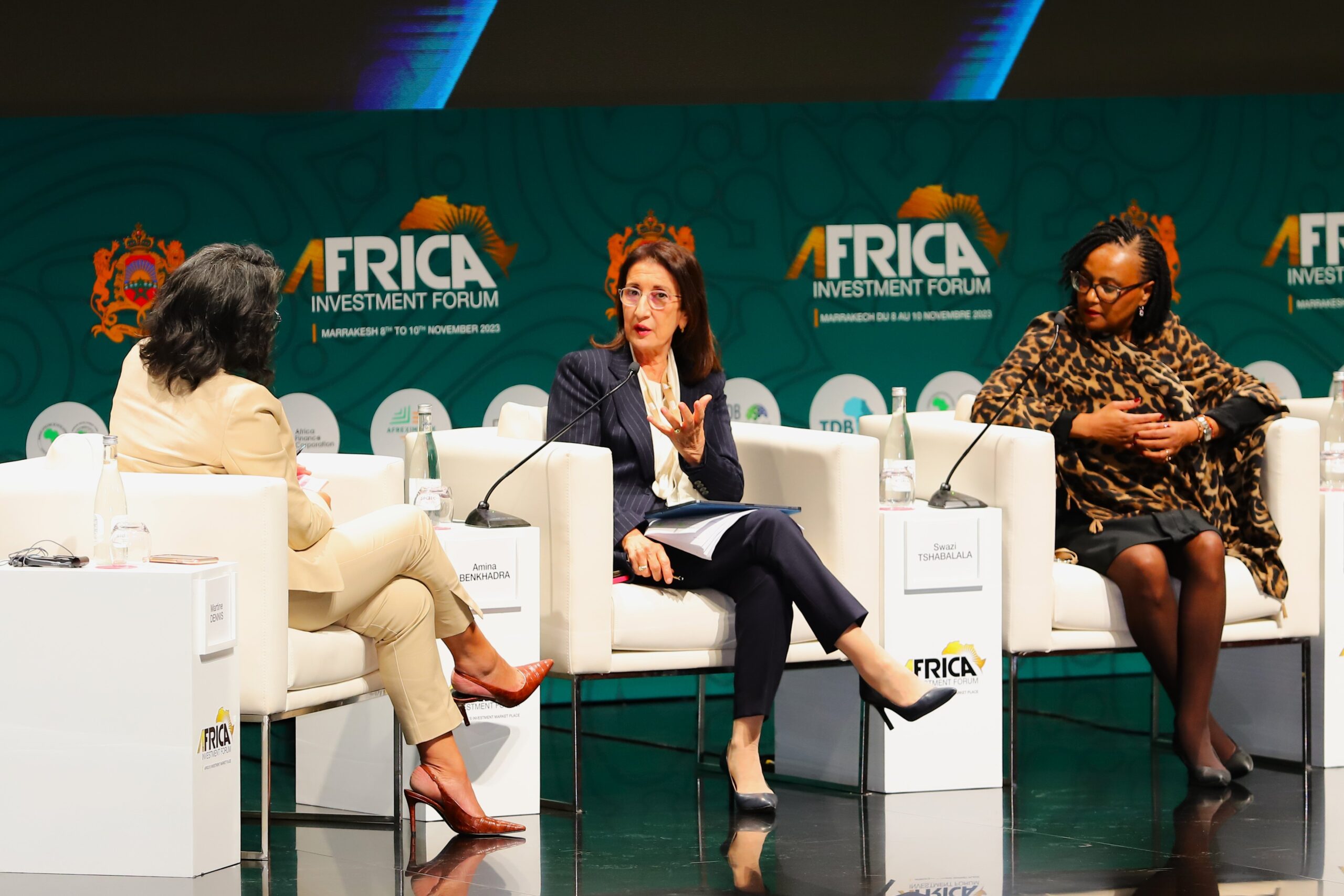 Amina Benkhadra au Forum pour l&rsquo;Investissement en Afrique (AIF – Africa Investment Forum)