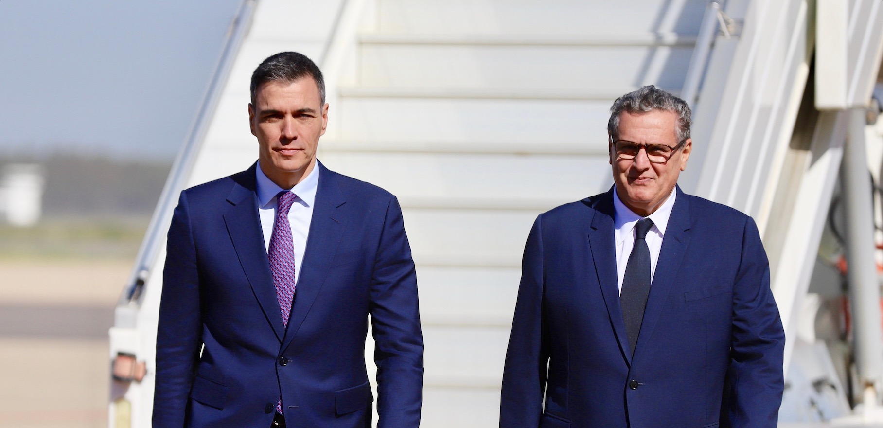 Pedro Sanchez et Akhannouch format site