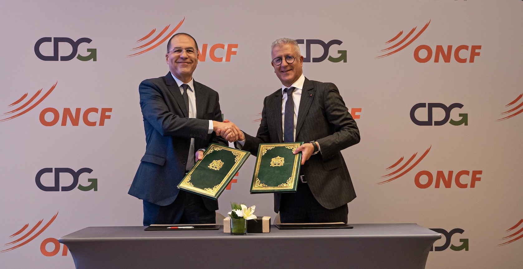 La CDG et l’ONCF scellent un partenariat stratégique