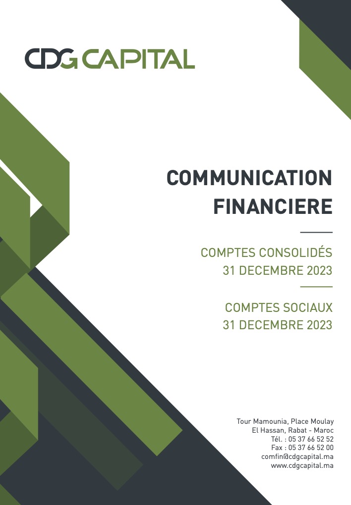 Plaquette_Communication FinancieĚre_CDG Capital_31-12-2023